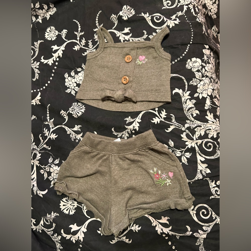 Nanette Lepore cropped summer outfit, baby girl 12 months